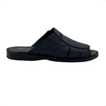 Chinelo Italianinho Todo Em Couro Masculino Slide Original