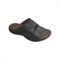 Chinelo Itapua em couro confortavel ajustavel 6302