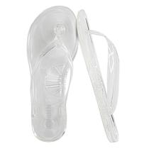 Chinelo Jelly CUSHIONAIRE Splash Transparente Chinelo Jelly CUSHIONAIRE Splash Transparente