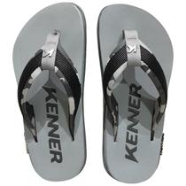 Chinelo Kenner Kivah Army Cinza Preto Camuflado Original