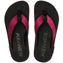 Chinelo Kenner Kivah DLK-09 Masculino - Preto/Rosa Fuscia Chinelo Kenner Kivah DLK-09 Masculino - Preto/Rosa Fuscia