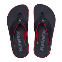 Chinelo Kenner Kivah DVD-02 Masculino - Preto/Vermelho Chinelo Kenner Kivah DVD-02 Masculino - Preto/Vermelho