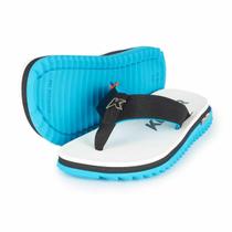 Chinelo Kenner Kivah DVD-07 Masculino - Branco/Preto/Azul Chinelo Kenner Kivah DVD-07 Masculino - Branco/Preto/Azul