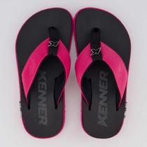 Chinelo Kenner Kivah Feminino Preto e Rosa Chinelo Kenner Kivah Feminino Preto e Rosa