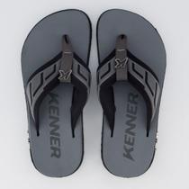 Chinelo Kenner Kivah Full Force Cinza e Preto Chinelo Kenner Kivah Full Force Cinza e Preto