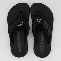 Chinelo Kenner Kivah Full Force Gold Preto