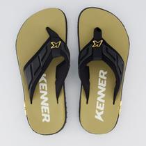 Chinelo Kenner Kivah Full Force Preto e Bege Chinelo Kenner Kivah Full Force Preto e Bege