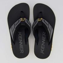 Chinelo Kenner Kivah Full Force Preto e Branco Chinelo Kenner Kivah Full Force Preto e Branco