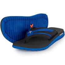 Chinelo Kenner Kivah New Force Masculino - Preto e Azul
