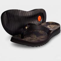Chinelo Kenner Kyra Slim Estampada Feminino - Preto - 38 Chinelo Kenner Kyra Slim Estampada Feminino - Preto - 38