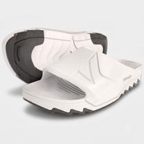 Chinelo Kenner Makho Slide Masculino - Branco e Preto - 41 Chinelo Kenner Makho Slide Masculino - Branco e Preto - 41