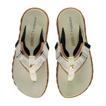 Chinelo Kenner Megah L7 Plus Unissex Bege Marrom