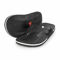 Chinelo Kenner Nk6 Flux Masculino - Preto e Branco