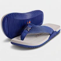 Chinelo Kenner Nk6 Masculino - Cinza e Azul - 44/45 Chinelo Kenner Nk6 Masculino - Cinza e Azul - 44/45