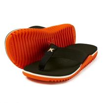 Chinelo Kenner NK6 Pro DFZ-01 Masculina - Preto/Laranja