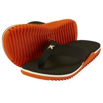 Chinelo Kenner Nk6 Pro Masculino - Preto e Laranja