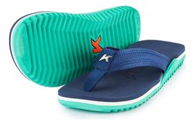 Chinelo Kenner NK6 Pro Nylon Marinho/Verde