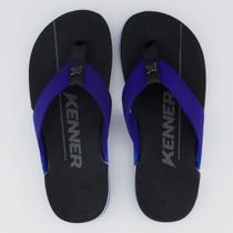 Chinelo Kenner NK6 Pro Preto e Azul Marinho Chinelo Kenner NK6 Pro Preto e Azul Marinho