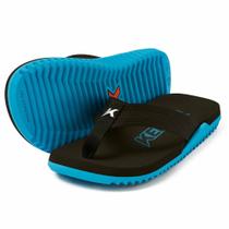 Chinelo Kenner NK6 Pro Unissex Preto Azul