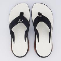 Chinelo Kenner Orak Branco e Preto Chinelo Kenner Orak Branco e Preto