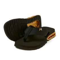 Chinelo Kenner Rakka DBU-02 Preto / Dourado