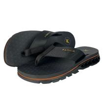 Chinelo Kenner Rakka Especial Nylon Preto Marrom Canela