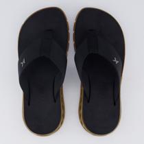 Chinelo Kenner Rakka Preto e Marrom