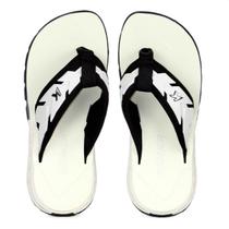 Chinelo Kenner Rakka Ultra Force Off White e Preto - Masculino