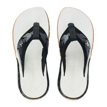 Chinelo Kenner Rakka Ultra Full Force Dlm-10 Branco Preto Crepe Chinelo Kenner Rakka Ultra Full Force Dlm-10 Branco Preto Crepe