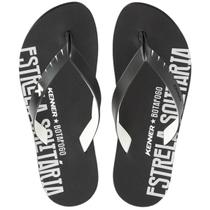 Chinelo Kenner Red Botafogo Masculino - Preto e Branco