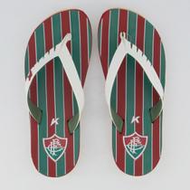 Chinelo Kenner Red Fluminense Vermelho e Verde