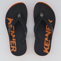 Chinelo Kenner Red Kids Preto e laranja Chinelo Kenner Red Kids Preto e laranja