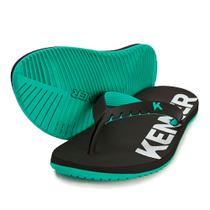 Chinelo Kenner Red - Verde Esmeralda e Preto