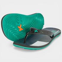 Chinelo Kenner Summer Grid Masculino - Preto e Verde - 42 Chinelo Kenner Summer Grid Masculino - Preto e Verde - 42