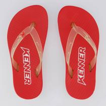 Chinelo Kenner Summer Juvenil Vermelho