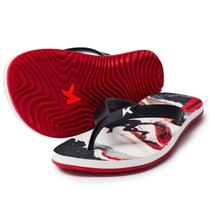 Chinelo Kenner Summer Surf Masculino - Preto e Vermelho