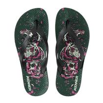 Chinelo Kenner Summer Tattoo Masculino - Preto e Verde