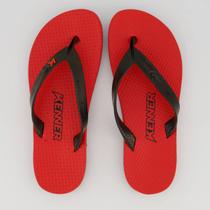 Chinelo Kenner Summer Vermelho e Preto