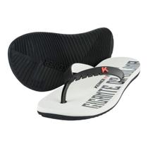 Chinelo Kenner Vasco Collab Times Kids Branco e Preto Chinelo Kenner Vasco Collab Times Kids Branco e Preto