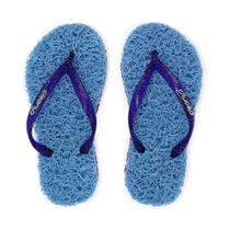 Chinelo Kids CleanUp Sustentável Tradicional Azul