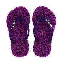 Chinelo Kids CleanUp Sustentável Tradicional Roxo