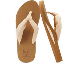 Chinelo KuaiLu Feminino com Suporte para Arco - Caqui