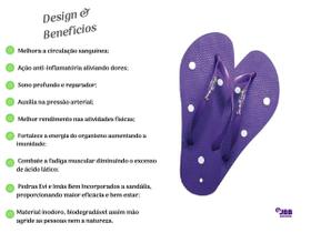 Chinelo Magnético Infravermelho Bio Quântica Tira Dor Sunrio