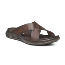 Chinelo Masc Casual em Couro Slide Levitech Pegada 134102