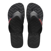 Chinelo Masculinio Havaianas Track Waves Preto - 4149734