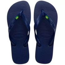 Chinelo Masculino 7000032 Logo Brasil Havainas - Azul