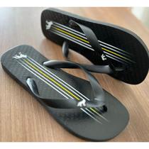 Chinelo Masculino Acostamento Flip Flop listra Vertical Correia Larga