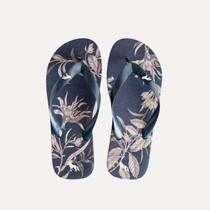 Chinelo Masculino Acostamento Folhagem Azul Chinelo Masculino Acostamento Folhagem Azul