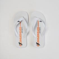 Chinelo Masculino Acostamento Neon Wolf Branco