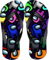 Chinelo Masculino Adulto Estampa Among US Moda Estilosa Macio e Confortável Chinelo Masculino Adulto Estampa Among US Moda Estilosa Macio e Confortável
